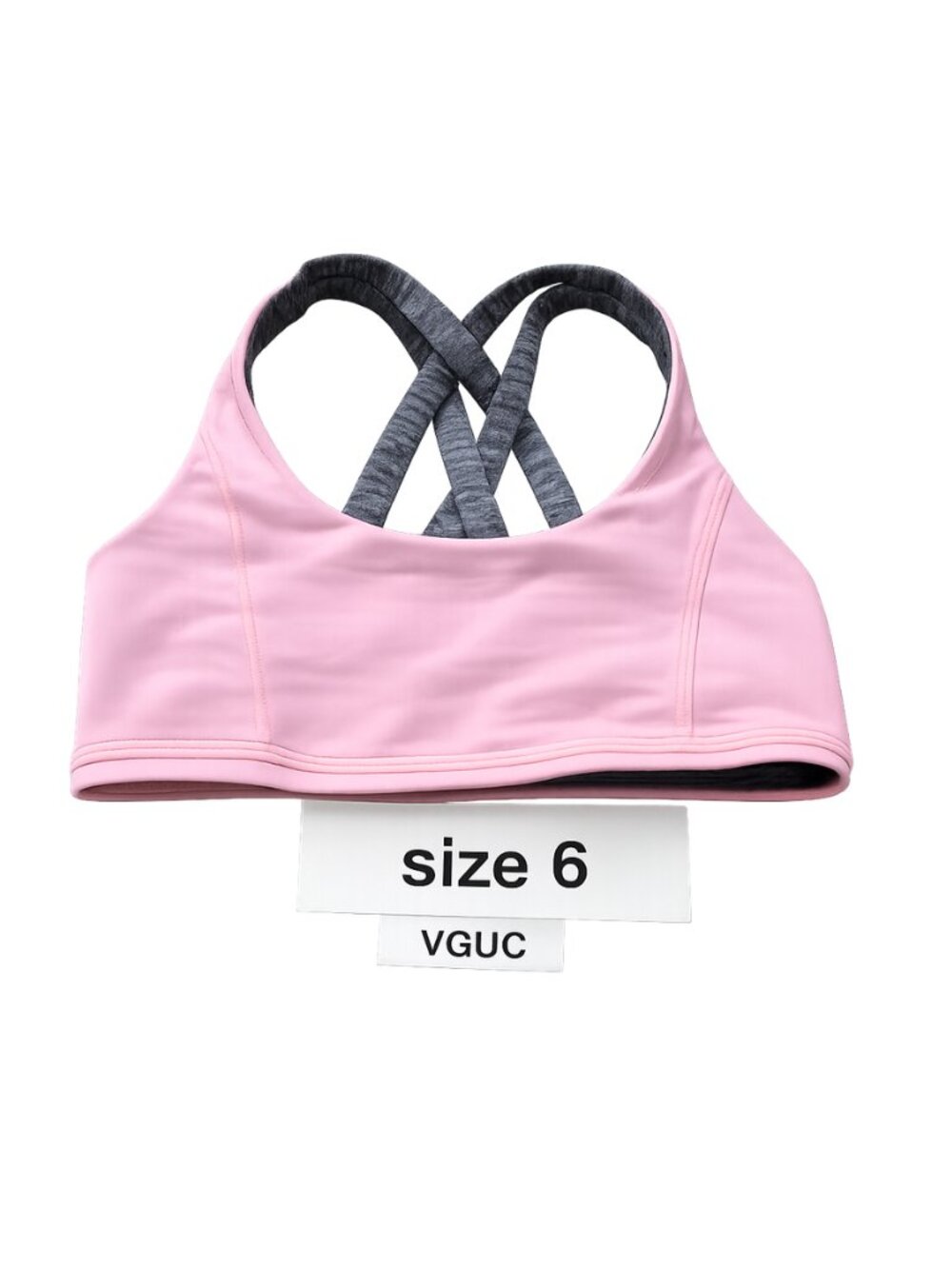 Ivivva Girl by Lululemon 🍋Vitality Bra reversible dance gym purple coral size 6